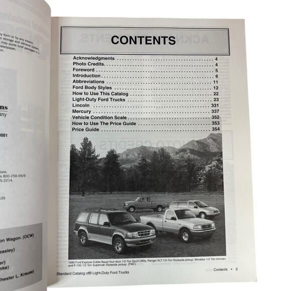 EUC 2003 "Standard Catalog of Light Duty Ford Trucks 1905-2002" By John Gunnell - Picture 13 of 13